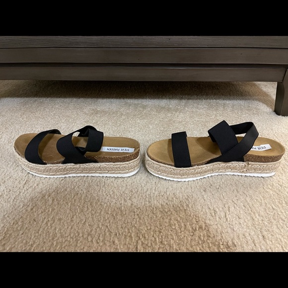 Steve Madden Kahlua Black Espadrille - Picture 7 of 9